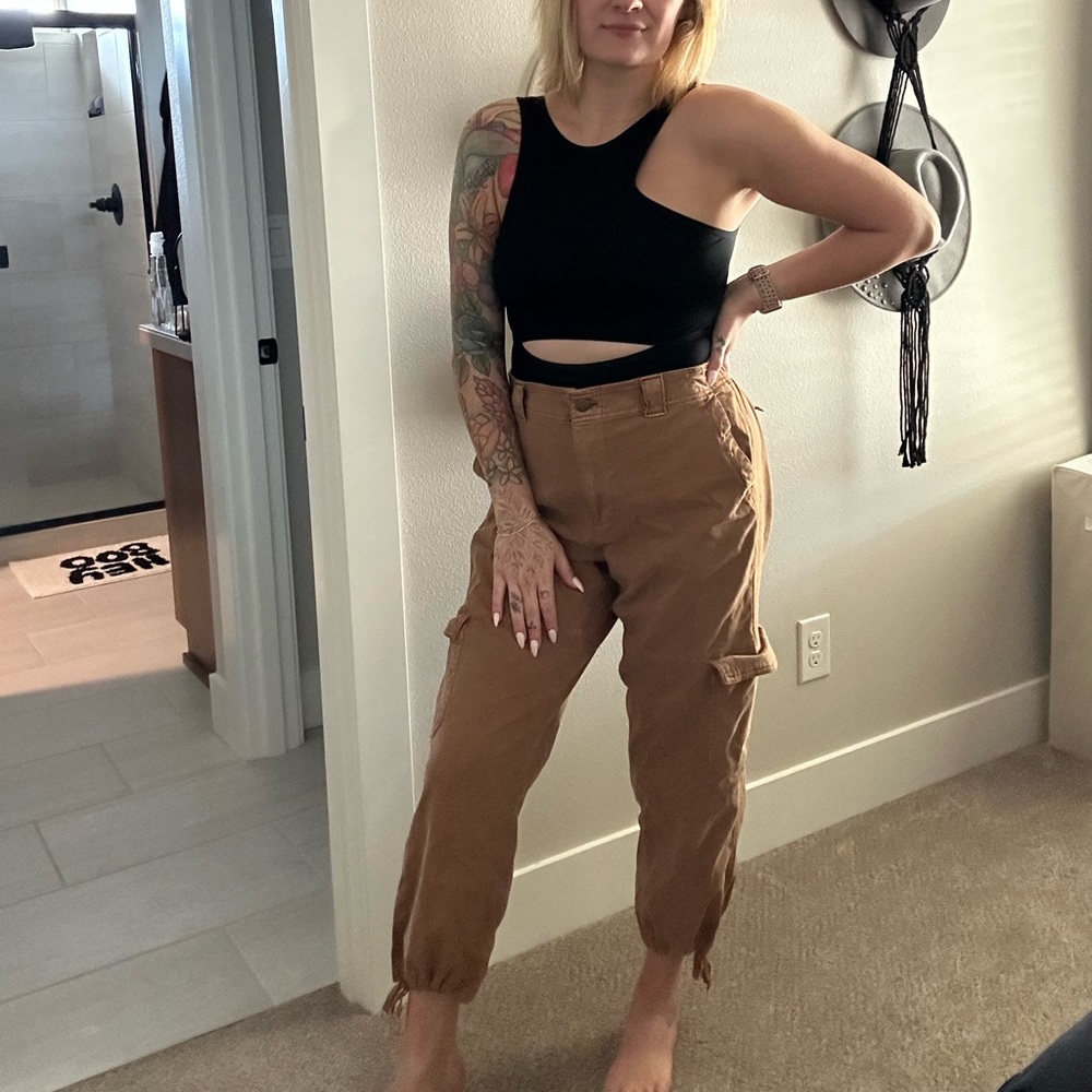 Brown Cargo Pants